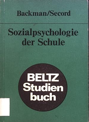 Image du vendeur pour Sozialpsychologie der Schule. Beltz-Studienbuch ; 37 mis en vente par books4less (Versandantiquariat Petra Gros GmbH & Co. KG)