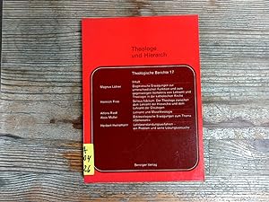 Immagine del venditore per Theologie und Hierarch. Theologische Berichte, Bd 17. venduto da Antiquariat Bookfarm