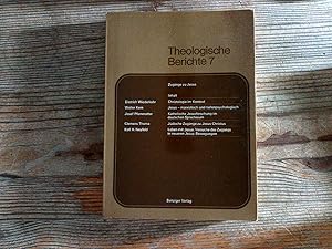 Imagen del vendedor de Zugnge zu Jesus. Theologische Berichte, 7. a la venta por Antiquariat Bookfarm