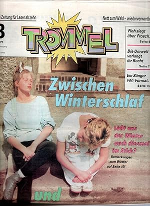 Bild des Verkufers fr TROMMEL Die Zeitung fr Leser ab zehn 44. Jhg. Nr. 3/1991 zum Verkauf von Antiquariat Jterbook, Inh. H. Schulze