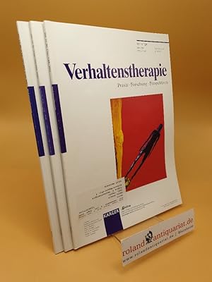 Seller image for Verhaltenstherapie Praxis, Forschung, Perspektiven ; Band 11, Heft 1,3-4, 2001 ; (3 Bnde) for sale by Roland Antiquariat UG haftungsbeschrnkt