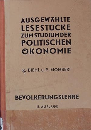 Seller image for Ausgewhlte Lesestcke zum Studium der politischen konomie. Bd. 6. for sale by Antiquariat Bookfarm