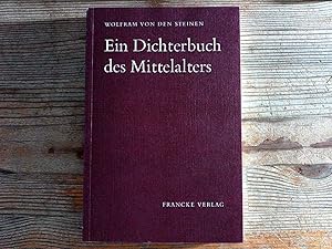 Bild des Verkufers fr Ein Dichterbuch des Mittelalters. zum Verkauf von Antiquariat Bookfarm