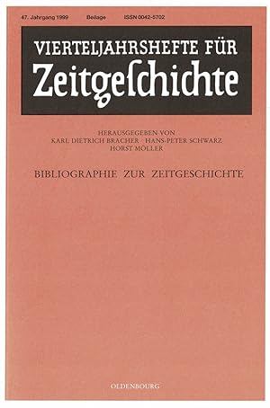 Bild des Verkufers fr Vierteljahreshefte fr Zeitgeschichte. 47. Jahrgang, Beilage "Bibliographie zur Zeitgeschichte" zum Verkauf von Schueling Buchkurier