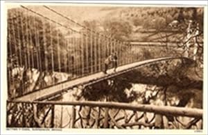 Bettws-Y-Coed Suspension Bridge Postcard