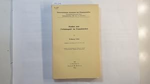 Bild des Verkufers fr Studien zum 'Verbalaspekt' im Franzsischen. (=sterreichische Akademie der Wissenschaften; Sitzungsberichte, 233. Band, 5. Abhandl.) zum Verkauf von Gebrauchtbcherlogistik  H.J. Lauterbach