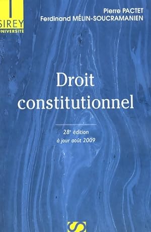 Droit constitutionnel - Pierre Pactet