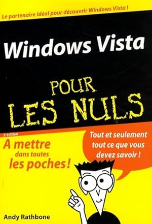 Windows vista poc pr nuls 3ed - Andy Rathbone