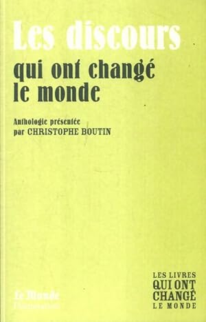 Bild des Verkufers fr Les discours qui ont chang? le monde - Christophe Boutin zum Verkauf von Book Hmisphres