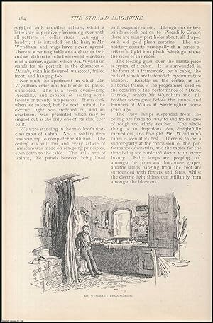 Seller image for Mr. J.L. Toole ; Mr. W.S. Gilbert ; Henry Irving ; Charles Wyndham & others : Actors' Dressing Rooms. An uncommon original article from The Strand Magazine, 1891. for sale by Cosmo Books