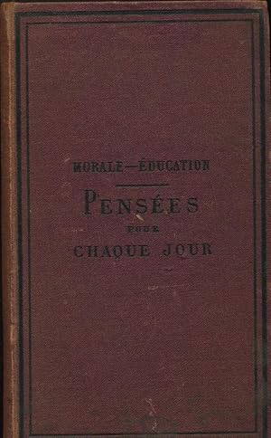 Seller image for Penses pour chaque jour. for sale by Augusta-Antiquariat GbR