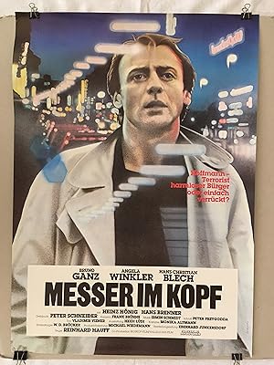 Poster Messer in Kopf - Reinhard Hauff (director)