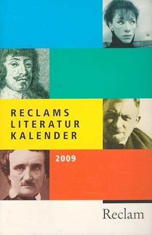 Imagen del vendedor de Reclams Literatur-Kalender 2009 - 55. Jahrgang Reclams Universal-Bibliothek a la venta por Versandantiquariat Nussbaum