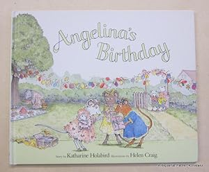 Immagine del venditore per Angelina's Birthday. - Angelina, Star of the Show. Zwei englischsprachige Bilderbcher. London, Puffin Books, 2001-2004. Quer-gr.-8vo. Durchgngig farbig illustriert von Helen Craig. 13 Bl.; 13 Bl. Farbige Or.-Pp. (ISBN 0670911631 u. ISBN 0141380152). venduto da Jrgen Patzer