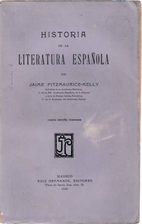 Seller image for Historia de la literatura espaola. 4 edicin corregida. for sale by Librera y Editorial Renacimiento, S.A.