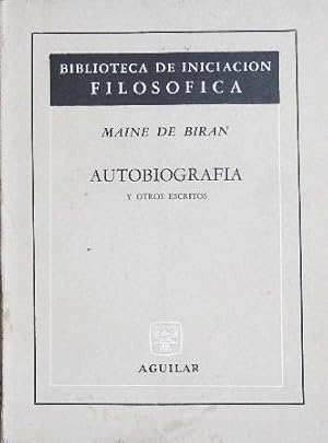 Bild des Verkufers fr Autobiografa y otros escritos. Traduccin del francs y prlogo de Juan Segura Ruiz. zum Verkauf von Librera y Editorial Renacimiento, S.A.