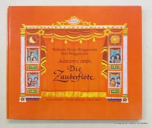 Bild des Verkufers fr Mozarts Oper Die Zauberflte. Erzhlt und erklrt von Kurt Brggemann. Jublilums-Ausgabe. 17. Tsd. Mnchen, Musikverlag Hieber, 1987. Quer-fol. Mit Noten u. ganz- u. doppelseitigen farbigen Illustrationen von Waltraute Macke-Brggemann. 144 S. Farbiger Or.-Pp. (ISBN 3920456025). zum Verkauf von Jrgen Patzer