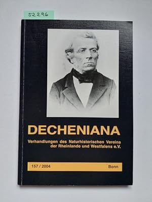 DECHENIANA Band 157 / 2004 : Verhandlungen des Naturhistorischen Vereins der Rheinlande und Westf...