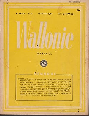 WALLONIE - Mensuel - n°2 FEVRIER 1944