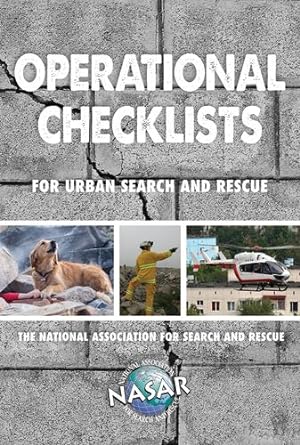 Bild des Verkufers fr Operational Checklists for Urban Search and Rescue by National Association for Search and Rescue [Pamphlet ] zum Verkauf von booksXpress
