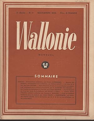 WALLONIE - Mensuel - n°11 NOVEMBRE1943