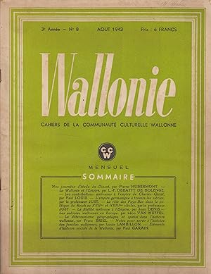 WALLONIE - Mensuel - n°8 AOUT1943