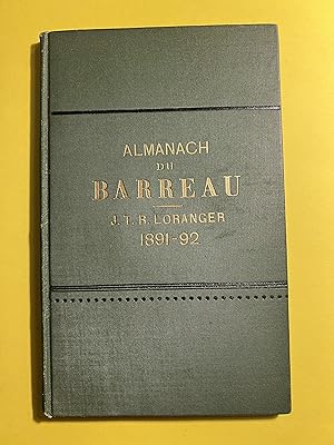 Almanach du Barreau Livres de References Quebec