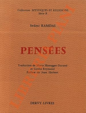 Pensées. Traduction de Marie Honegger-Durand et Lizelle Reymond. Préface de Jean Herbert.