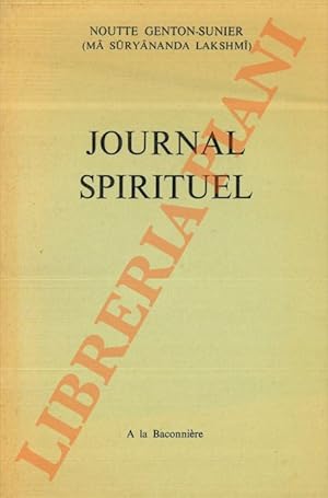 Bild des Verkufers fr Journal spirituel. zum Verkauf von Libreria Piani