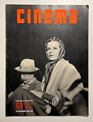 Immagine del venditore per Quindicinale di Divulgazione Cinematografica - Cinema N. 57 - 1938 venduto da Chartaland