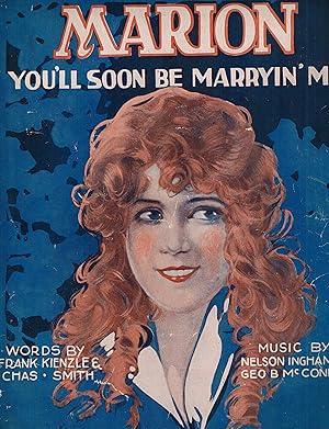 Bild des Verkufers fr Marion You'll Soon be Marryin' ( Marrying ) Me - Vintage Sheet Music zum Verkauf von ! Turtle Creek Books  !