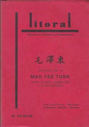 Bild des Verkufers fr Homenaje a Mao Tse Tung .Poeta , filosofo , guerrillero y revolucionario .Nmeros 64-65-66 zum Verkauf von LIBRERA GULLIVER