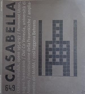 Casabella 649/1997 Rivista di urbanistica architettura e disegno industriale