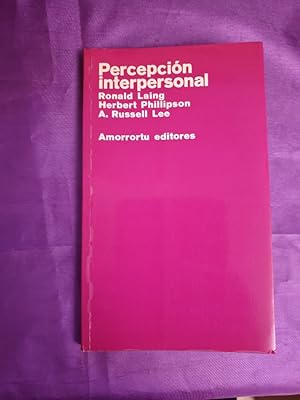Imagen del vendedor de Percepcin interpersonal a la venta por Libreria Anticuaria Camino de Santiago