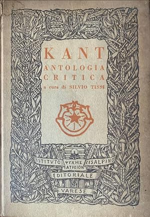 Antologia critica kantiana