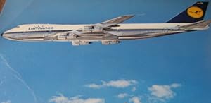 Imagen del vendedor de Vintage Lufthansa Boeing Jet 747 Post Cards. Printed in Switzerland. a la venta por Wittenborn Art Books