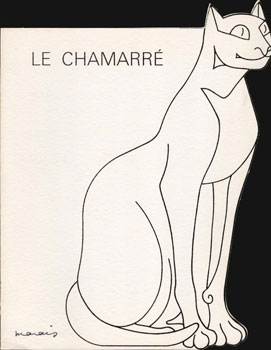 Carte pour Le Chamarré, Montmartre.
