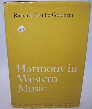 Seller image for Harmony in Western Music for sale by Easy Chair Books