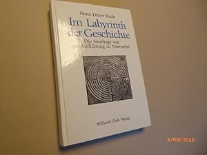 Imagen del vendedor de Im Labyrinth der Geschichte. Die Sinnfrage von der Aufklrung zu Nietzsche. a la venta por Krull GmbH