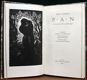 Seller image for PAN. From Lieutenant Thomas Glahn's papers. Translated by James W. McFarlane. With an Introduction by Peter Forster. Wood-engravings by Frederick Matheson. for sale by The Antique Bookshop & Curios (ANZAAB)