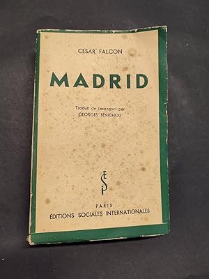 Imagen del vendedor de Madrid a la venta por Librairie de l'Avenue - Henri  Veyrier