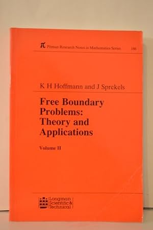 Seller image for Free Boundary Problems: Theory and Applications (Pitman Research Notes in Mathematics) for sale by Lavendier Books