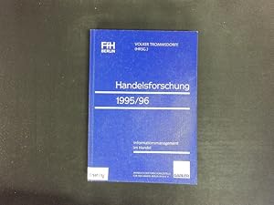 Seller image for Handelsforschung 1995/96. Informationsmanagement Im Handel. for sale by Antiquariat Bookfarm