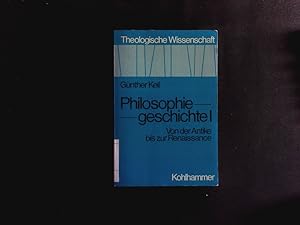 Bild des Verkufers fr Philosophiegeschichte. zum Verkauf von Antiquariat Bookfarm