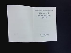 Bild des Verkufers fr Literatur und Wissen(schaften) 1890-1935. zum Verkauf von Antiquariat Bookfarm