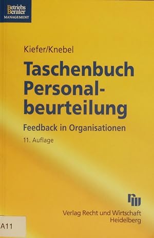 Bild des Verkufers fr Taschenbuch Personalbeurteilung. Feedback in Organisationen. zum Verkauf von Antiquariat Bookfarm