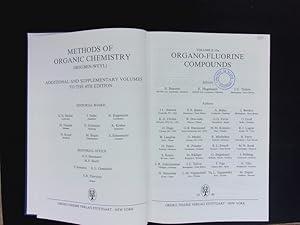 Image du vendeur pour Houben-Weyl Methods of Organic Chemistry Vol. E 10a, 4th Edition Supplement. Organo-Fluorine Compounds - Fluorinating Agents and Their Application in Organic Synthesis. mis en vente par Antiquariat Bookfarm