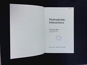 Bild des Verkufers fr Hydrophobic interactions. zum Verkauf von Antiquariat Bookfarm