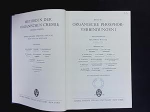 Image du vendeur pour Houben-Weyl Methods of Organic Chemistry Vol. E 1, 4th Edition Supplement. Organic Phosphorus Compounds I. mis en vente par Antiquariat Bookfarm