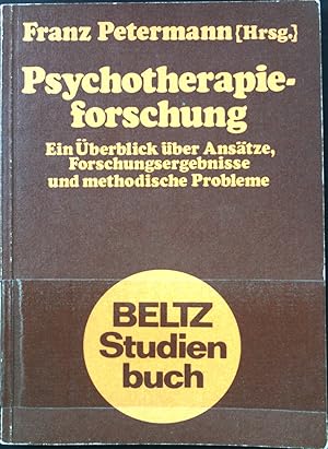 Seller image for Psychotherapieforschung : e. berblick ber Anstze, Forschungsergebnisse u. method. Probleme. Beltz-Studienbuch for sale by books4less (Versandantiquariat Petra Gros GmbH & Co. KG)
